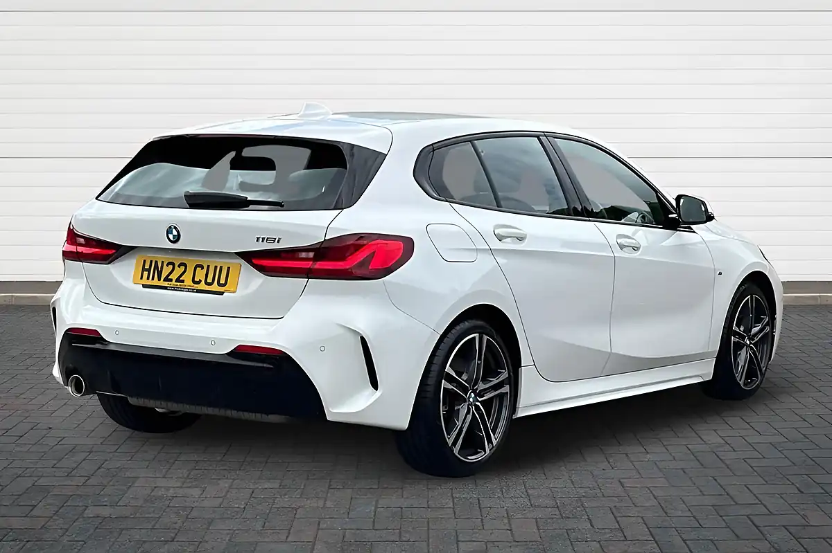 Used 2022 BMW 1 Series M Sport White - Interior and Exterior details 3