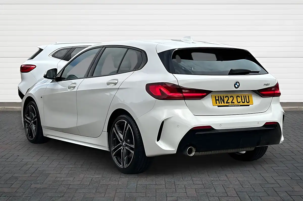 Used 2022 BMW 1 Series M Sport White - Interior and Exterior details 5