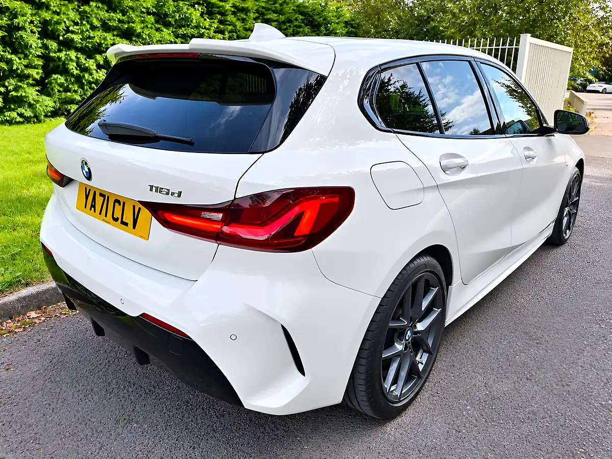 Used 2022 BMW 1 Series M Sport White - Interior and Exterior details 4