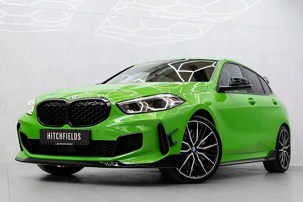 Used 2022 BMW 1 Series M135i Verde Mantis (green) - Interior and Exterior details 4