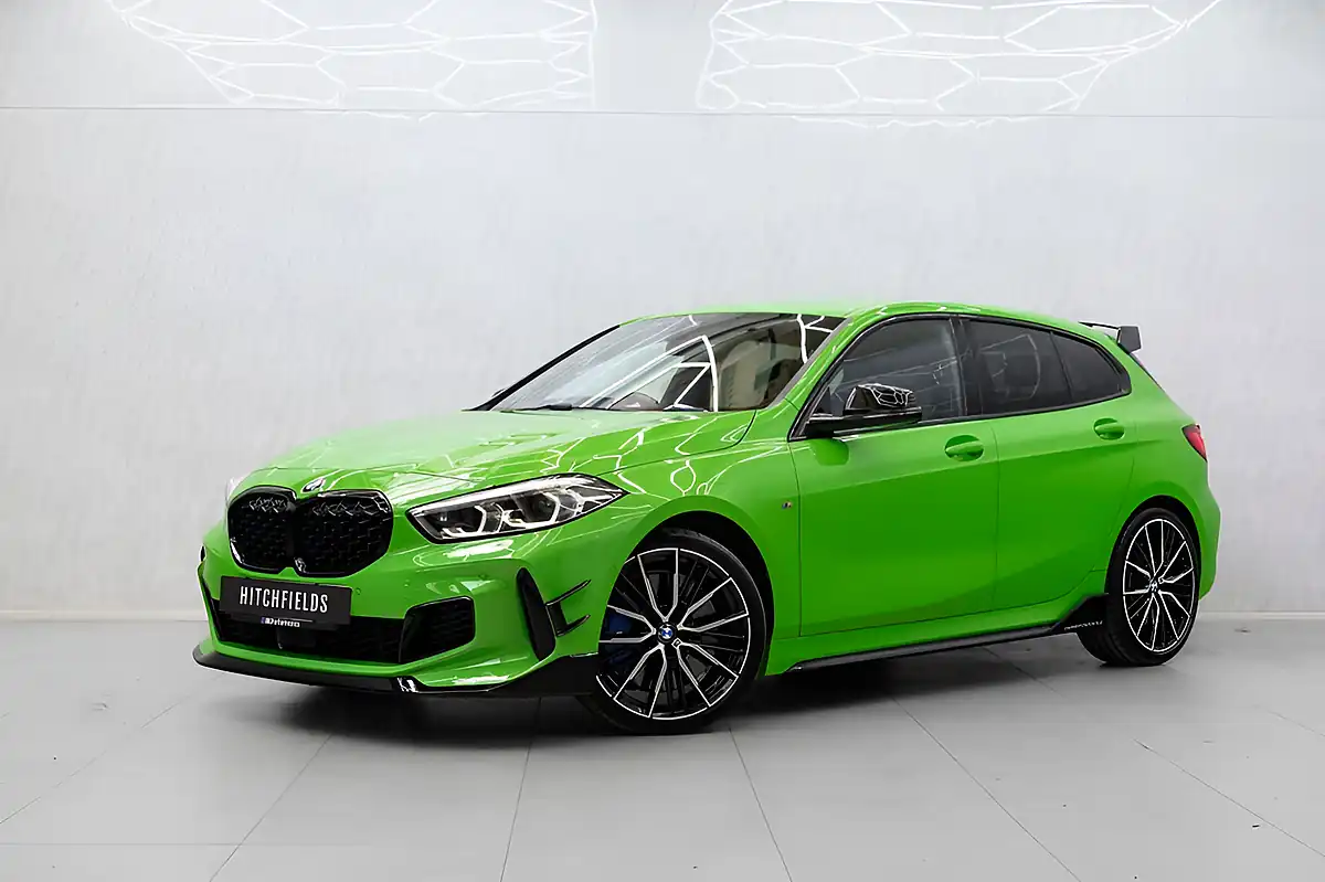 Used 2022 BMW 1 Series M135i Verde Mantis (green) - Interior and Exterior details 5
