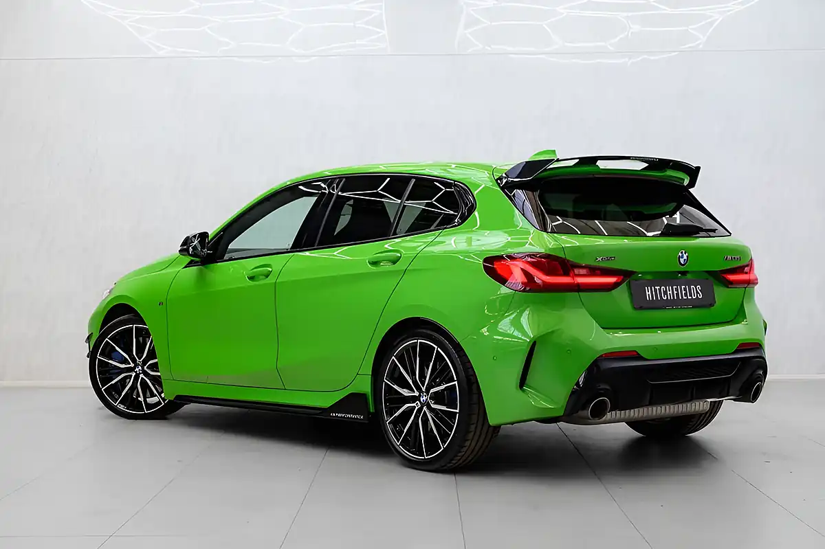 Used 2022 BMW 1 Series M135i Verde Mantis (green) - Interior and Exterior details 8