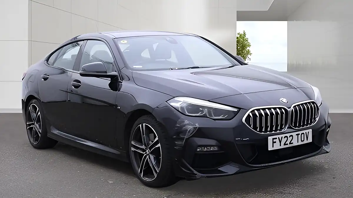 Used 2022 BMW 2 Series Gran Coupe M Sport Black - Front View