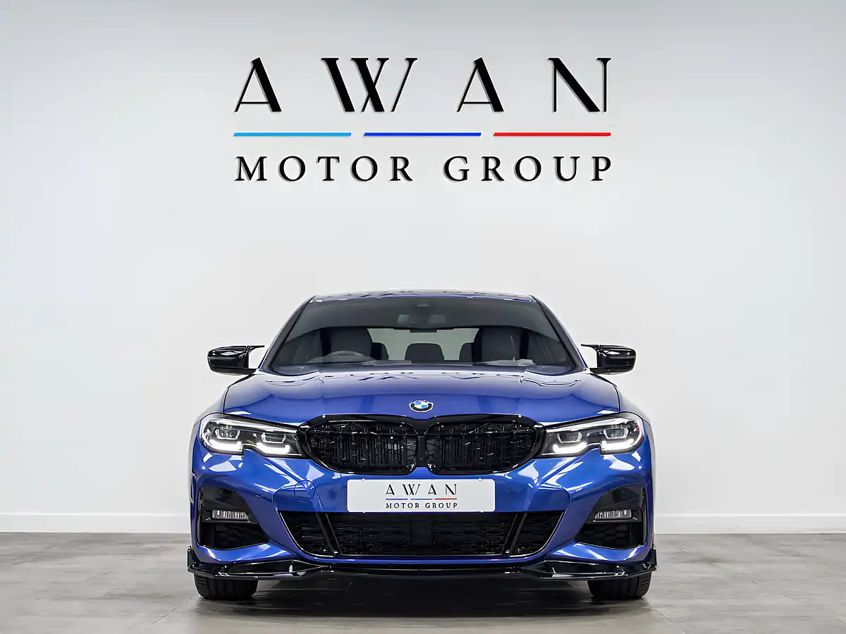 Used 2022 BMW 3 Series M Sport Blue - Interior and Exterior details 2