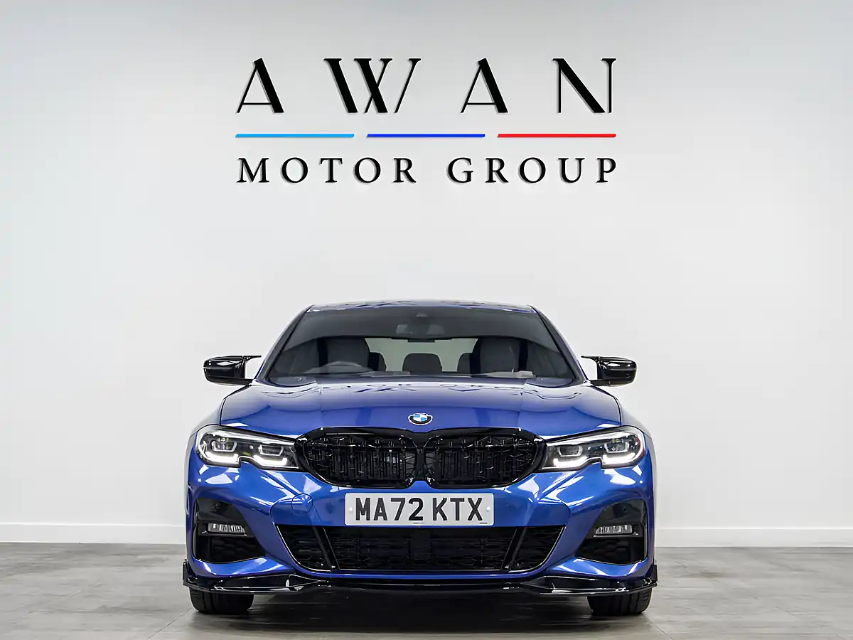 Used 2022 BMW 3 Series M Sport Blue - Interior and Exterior details 20