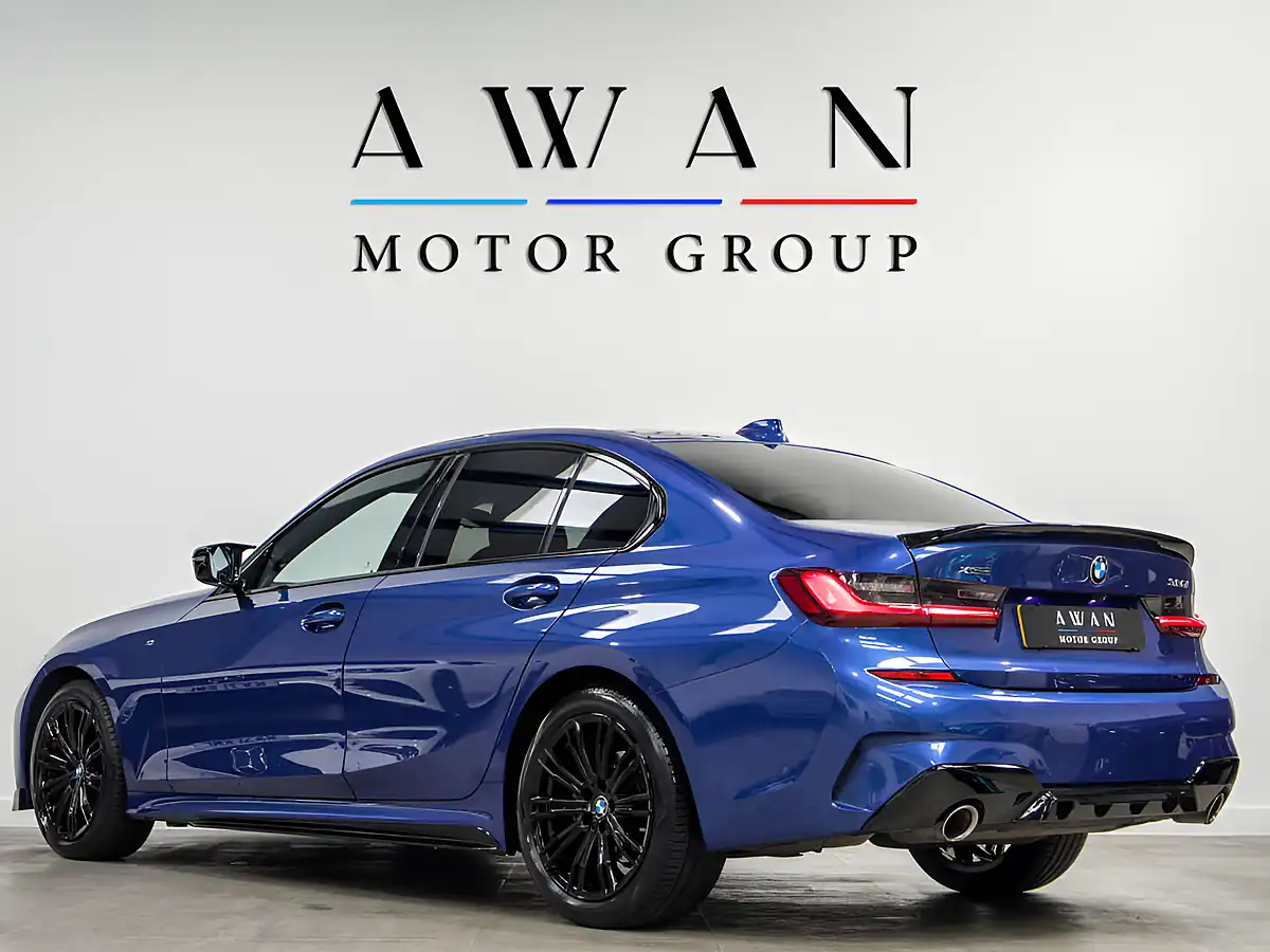 Used 2022 BMW 3 Series M Sport Blue - Interior and Exterior details 3