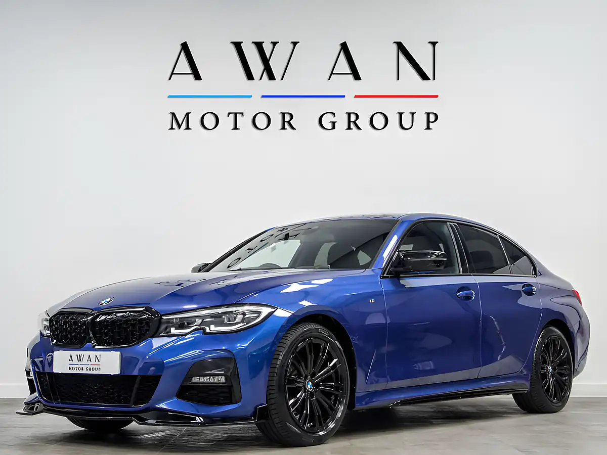 Used 2022 BMW 3 Series M Sport Blue - Interior and Exterior details 4