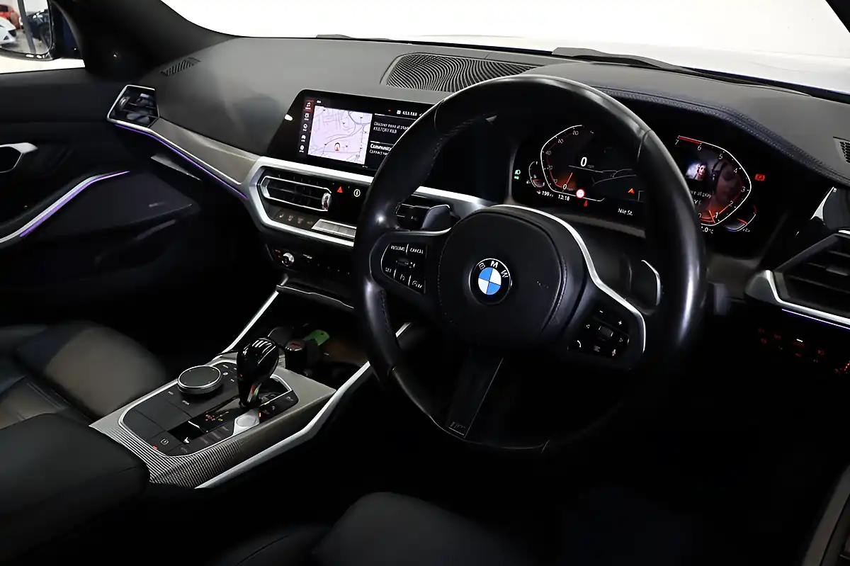 Used 2022 BMW 3 Series M Sport Portimao Blue - Interior and Exterior details 7