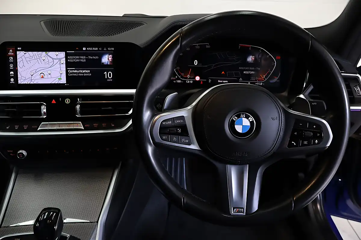 Used 2022 BMW 3 Series M Sport Portimao Blue - Interior and Exterior details 8