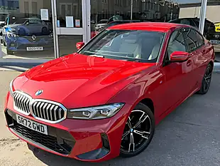 Used 2022 BMW 3 Series M Sport Red - Interior and Exterior details 4