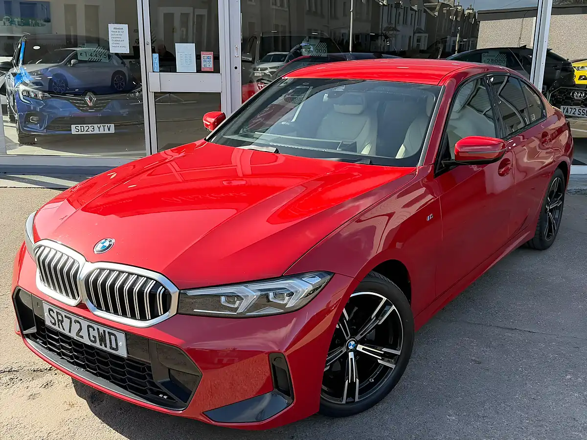 Used 2022 BMW 3 Series M Sport Red - Interior and Exterior details 4