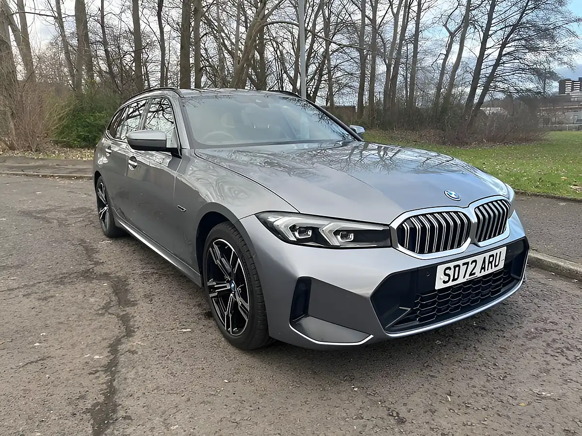 Used 2022 BMW 3 Series M Sport Skyscraper Grey - Front View