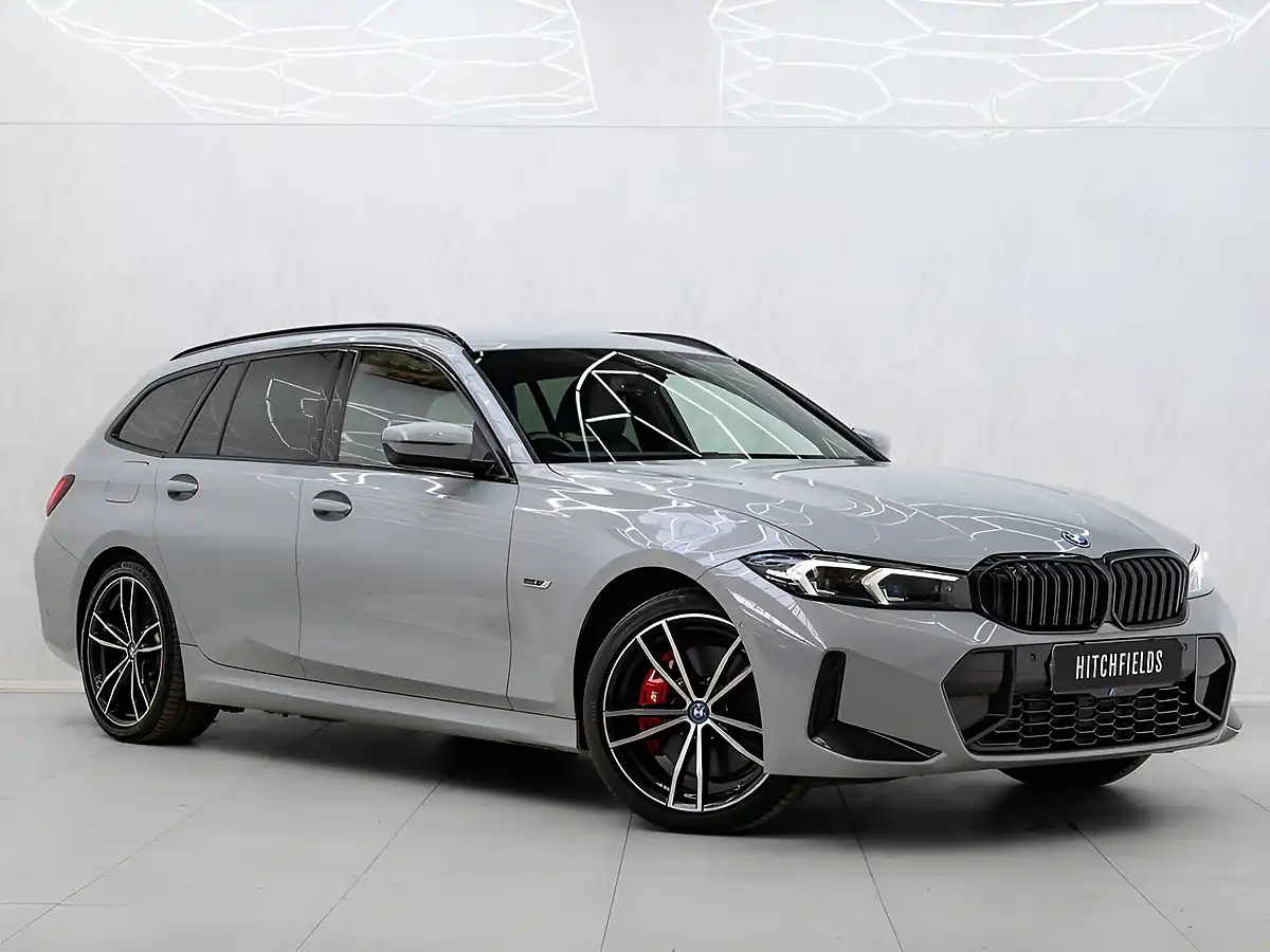 Used 2022 BMW 3 Series M Sport Touring Grey - Front View