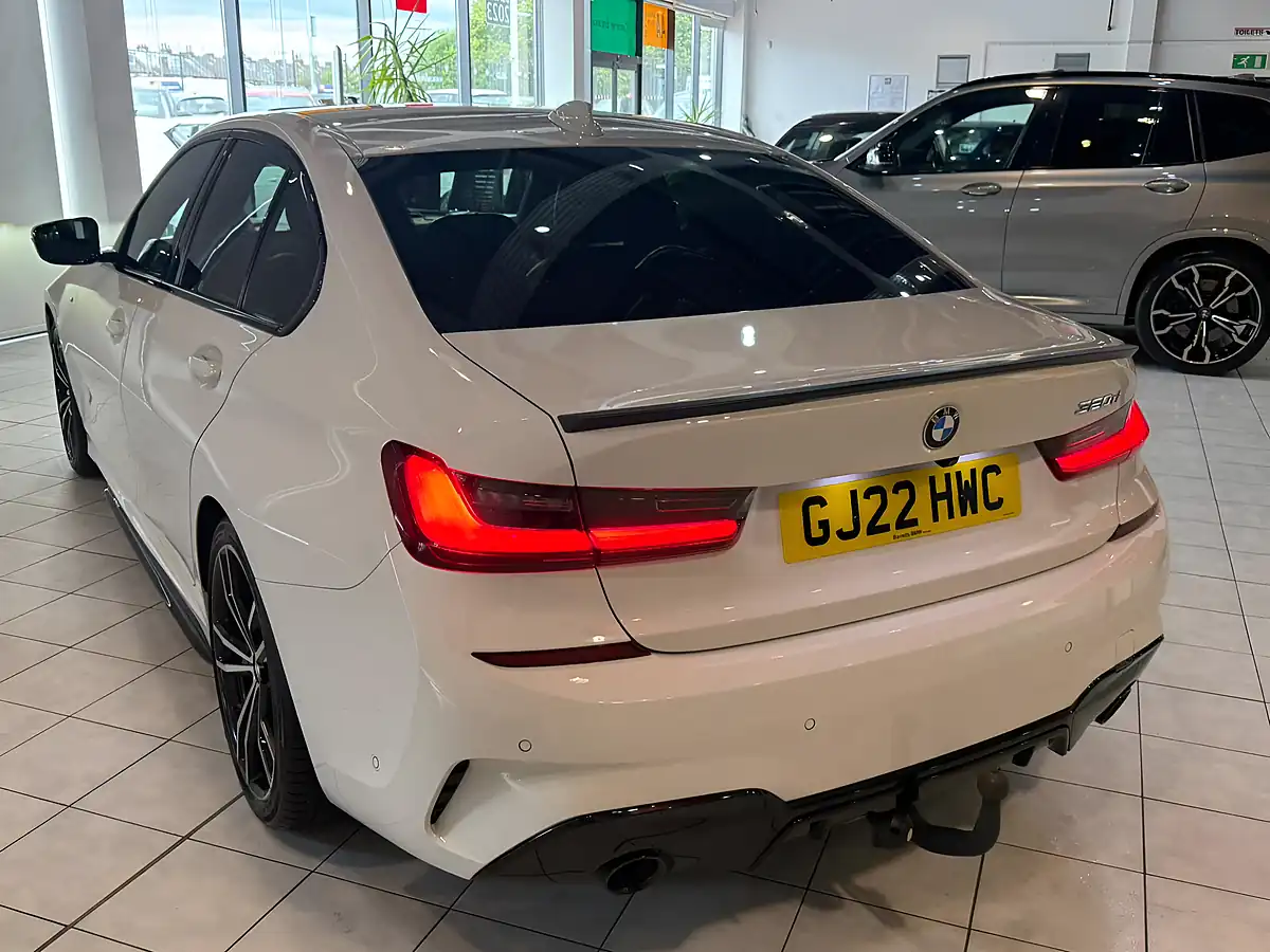 Used 2022 BMW 3 Series M Sport White - Interior and Exterior details 8
