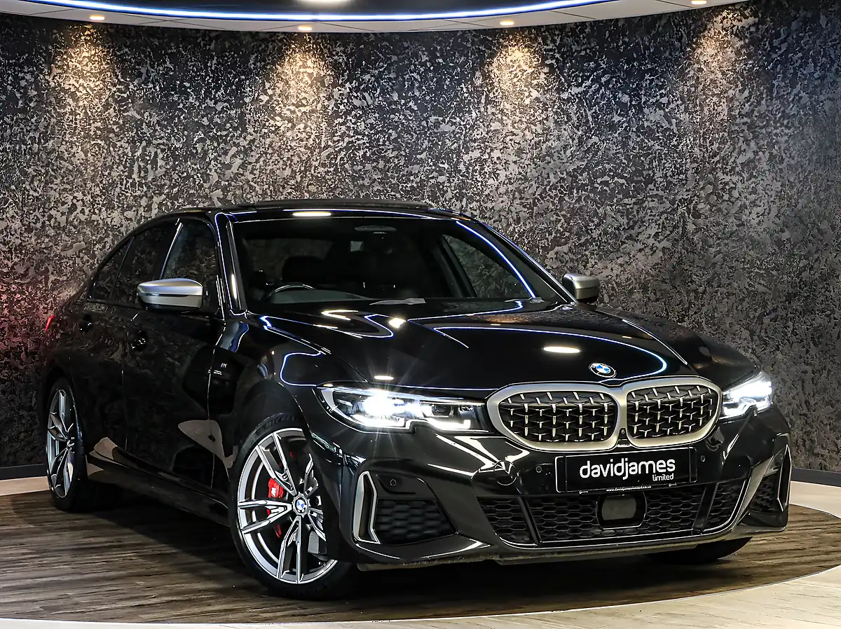 Used 2022 BMW 3 Series M340i Black Sapphire - Front View