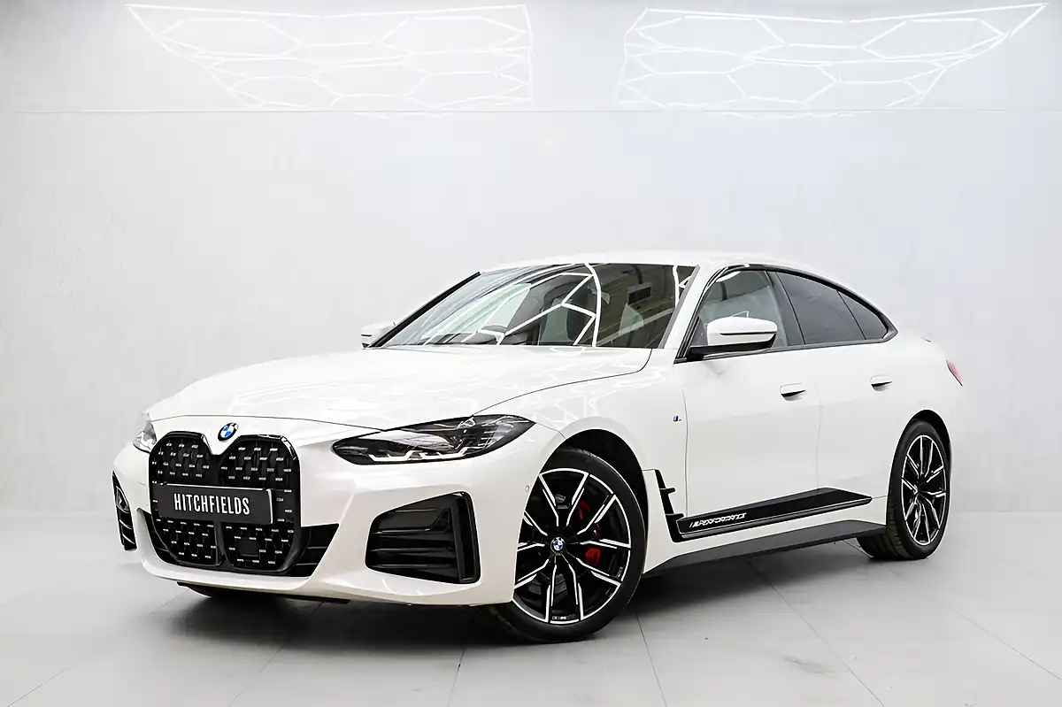 Used 2022 BMW 4 Series Gran Coupe M Sport White - Interior and Exterior details 5