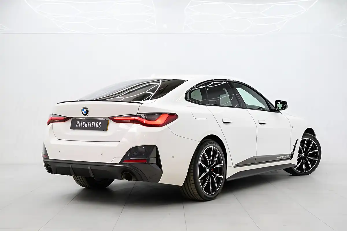 Used 2022 BMW 4 Series Gran Coupe M Sport White - Interior and Exterior details 6