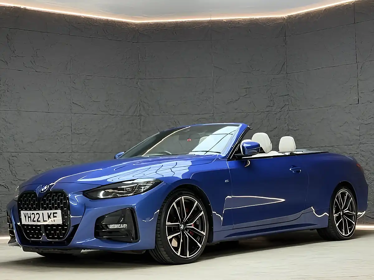 Used 2022 BMW 4 Series M Sport Portimao Blue - Interior and Exterior details 11