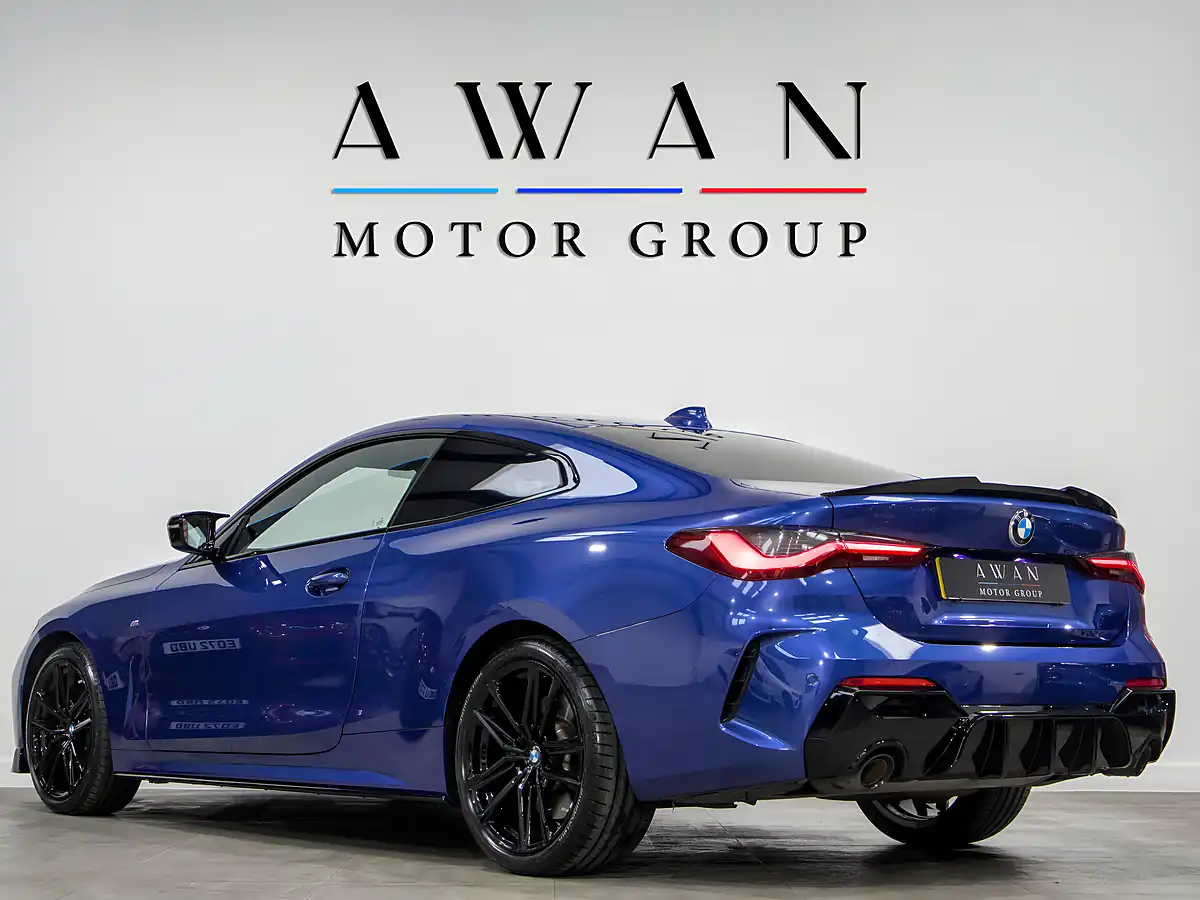 Used 2022 BMW 4 Series M Sport Portimao Blue - Interior and Exterior details 3