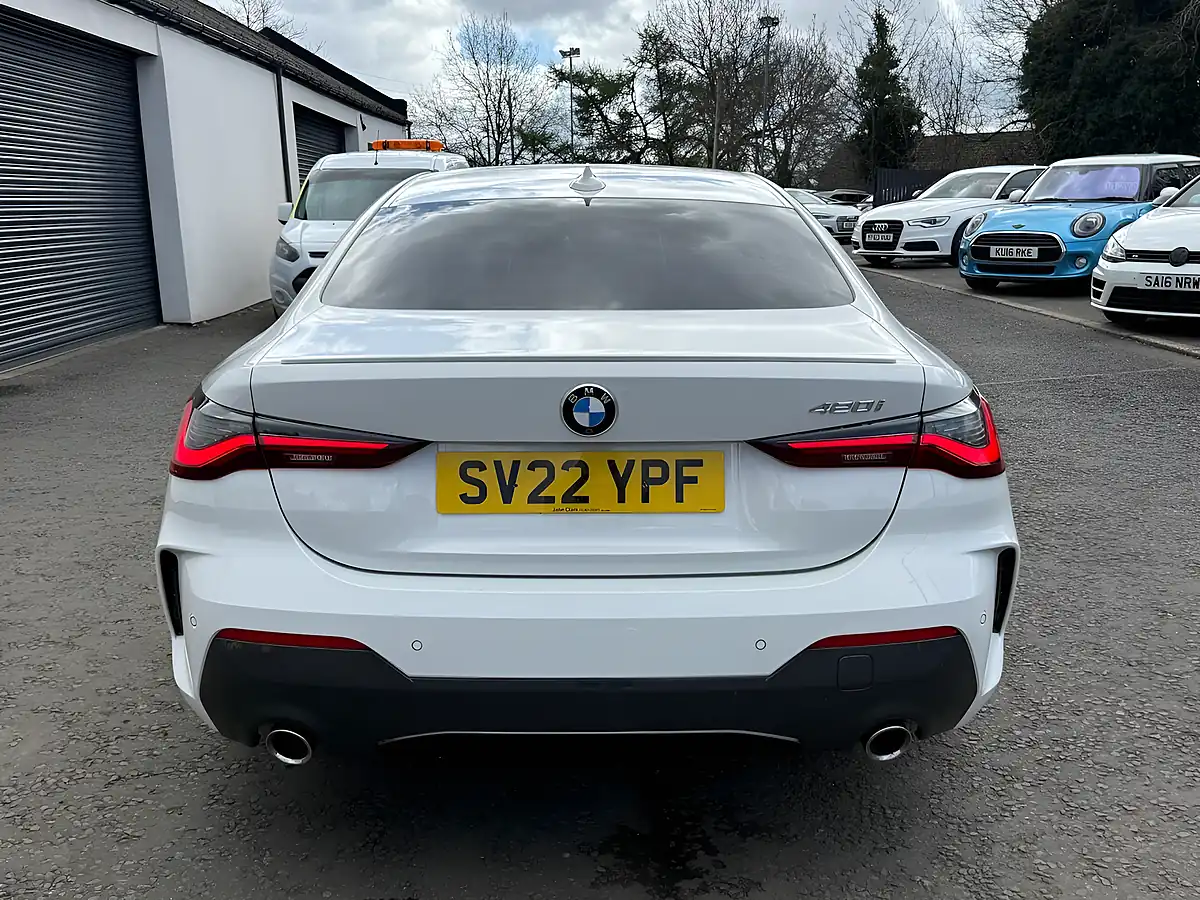 Used 2022 BMW 4 Series M Sport White - Interior and Exterior details 5