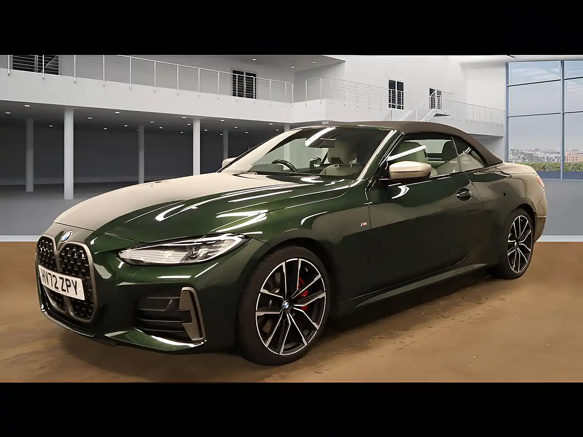 Used 2022 BMW 4 Series M440i Mht Convertible Sanremo Green - Interior and Exterior details 2