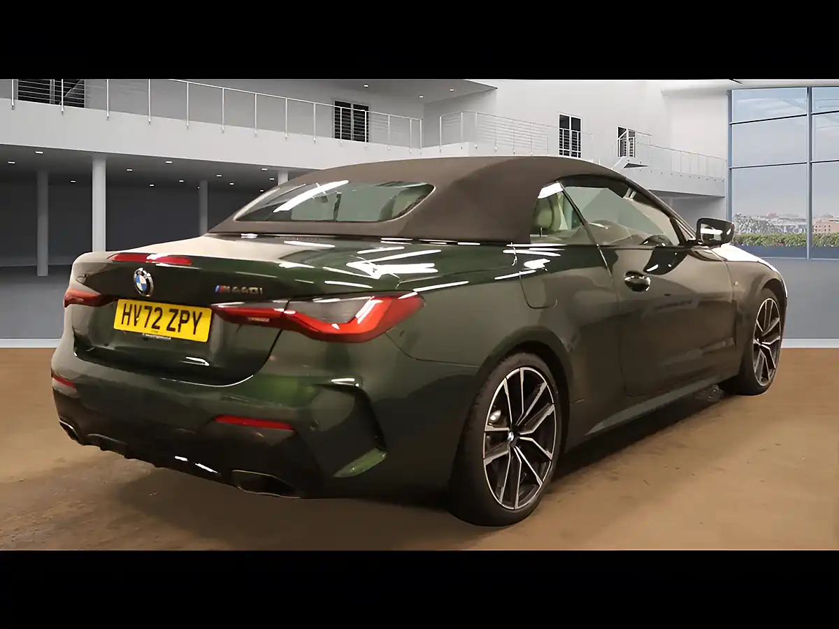 Used 2022 BMW 4 Series M440i Mht Convertible Sanremo Green - Interior and Exterior details 4