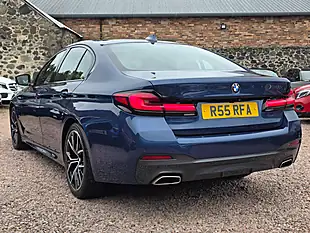 Used 2022 BMW 5 Series M Sport Phytonic Blue - Interior and Exterior details 16