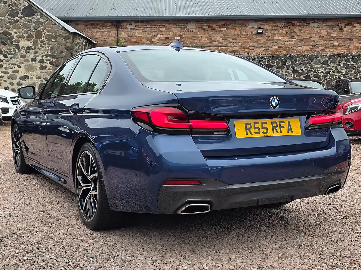 Used 2022 BMW 5 Series M Sport Phytonic Blue - Interior and Exterior details 16