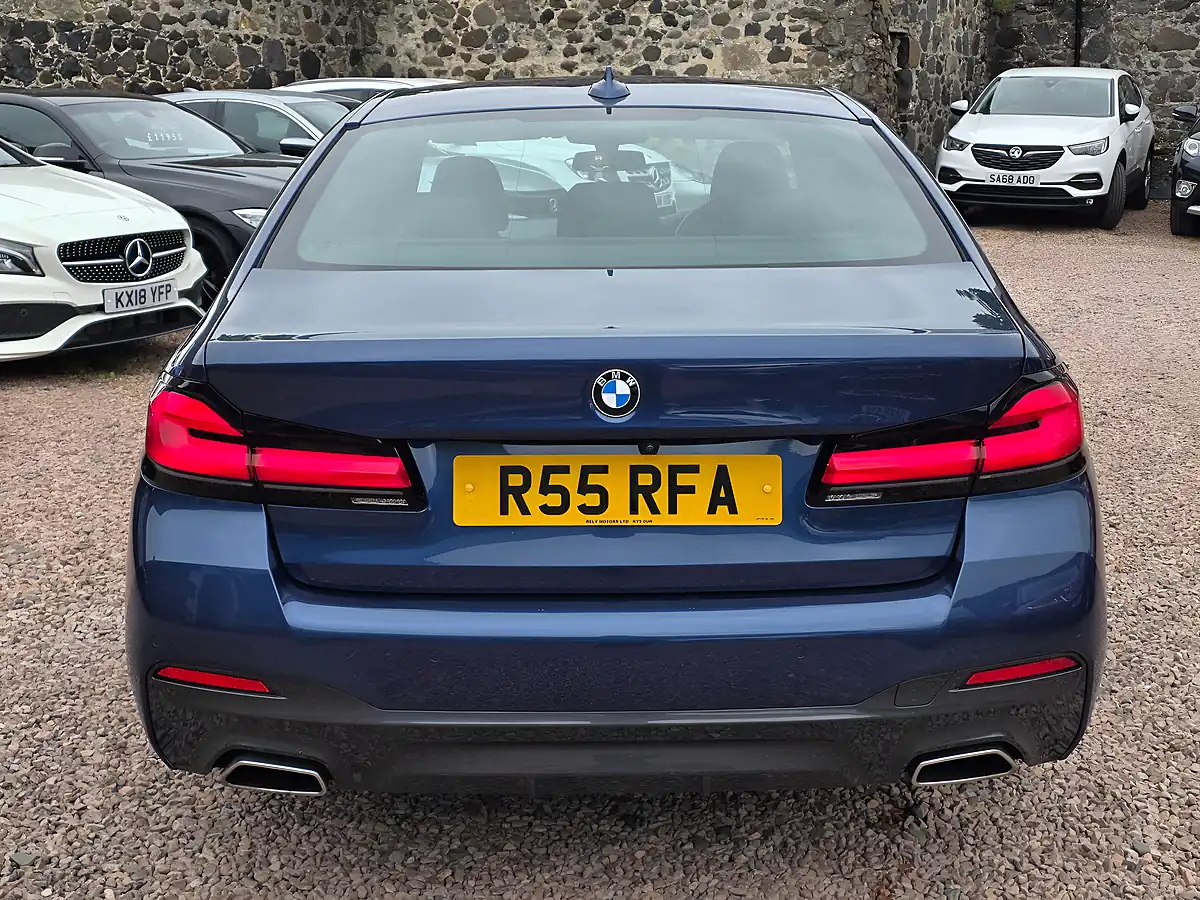 Used 2022 BMW 5 Series M Sport Phytonic Blue - Interior and Exterior details 18