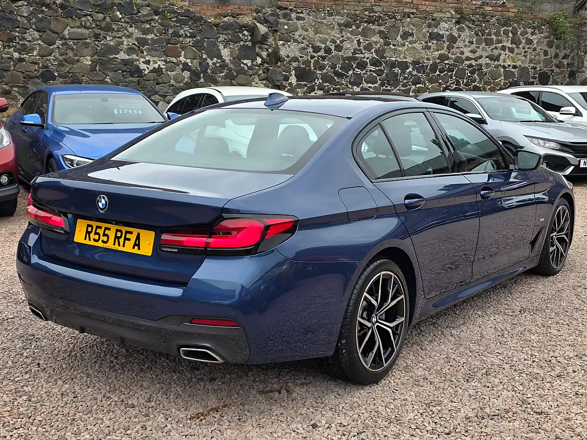 Used 2022 BMW 5 Series M Sport Phytonic Blue - Interior and Exterior details 19