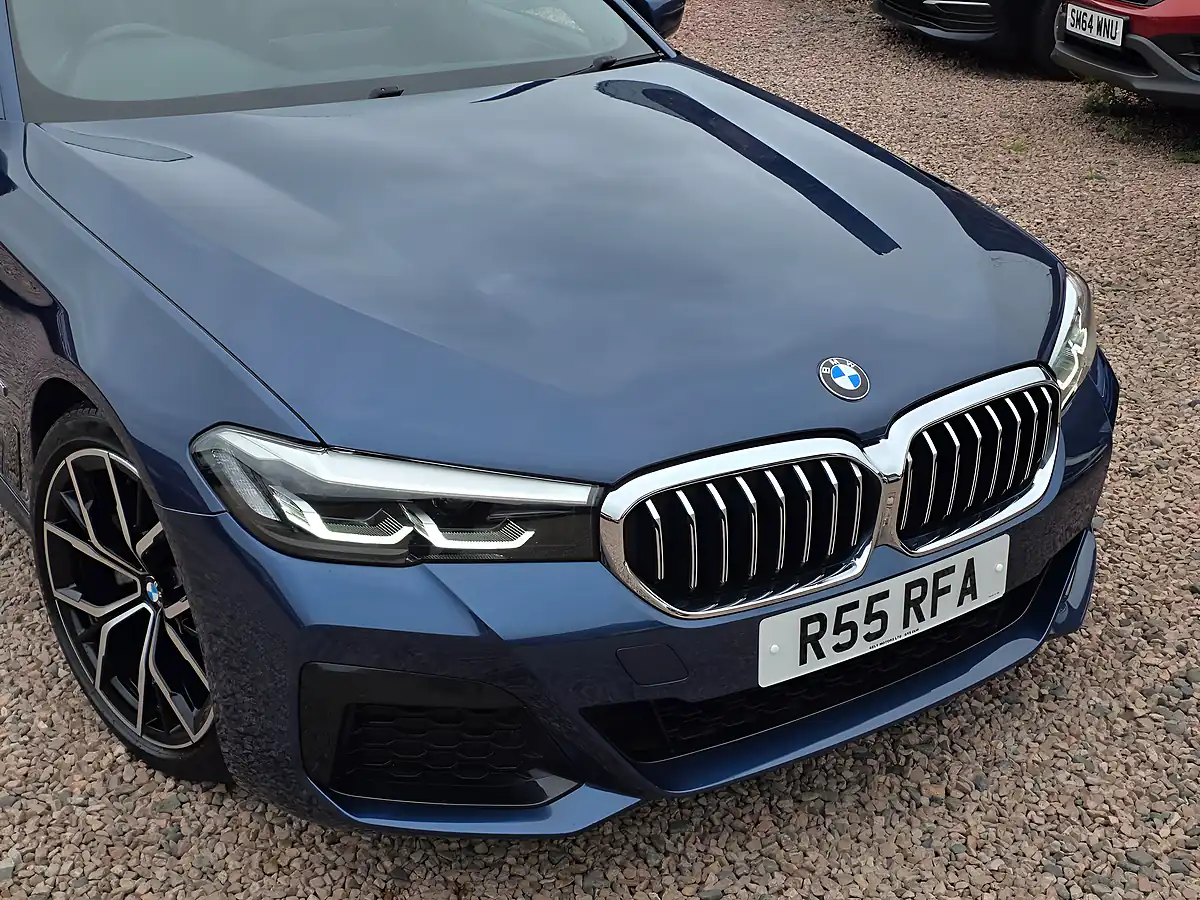 Used 2022 BMW 5 Series M Sport Phytonic Blue - Interior and Exterior details 2