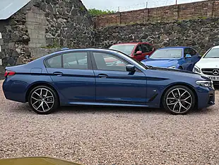 Used 2022 BMW 5 Series M Sport Phytonic Blue - Interior and Exterior details 20