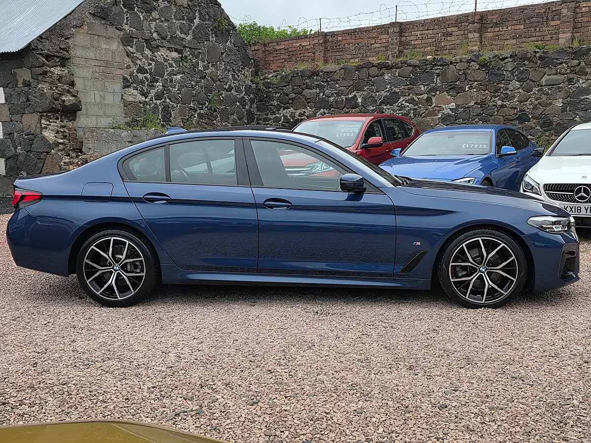 Used 2022 BMW 5 Series M Sport Phytonic Blue - Interior and Exterior details 20