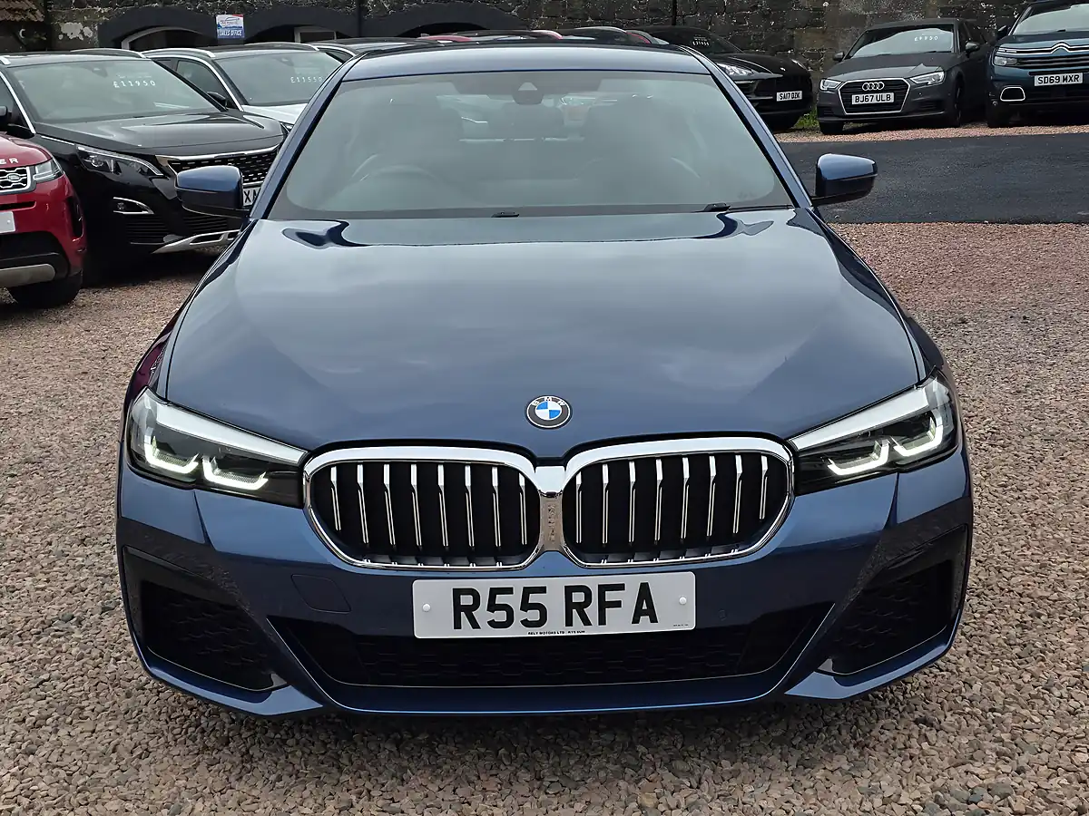 Used 2022 BMW 5 Series M Sport Phytonic Blue - Interior and Exterior details 3