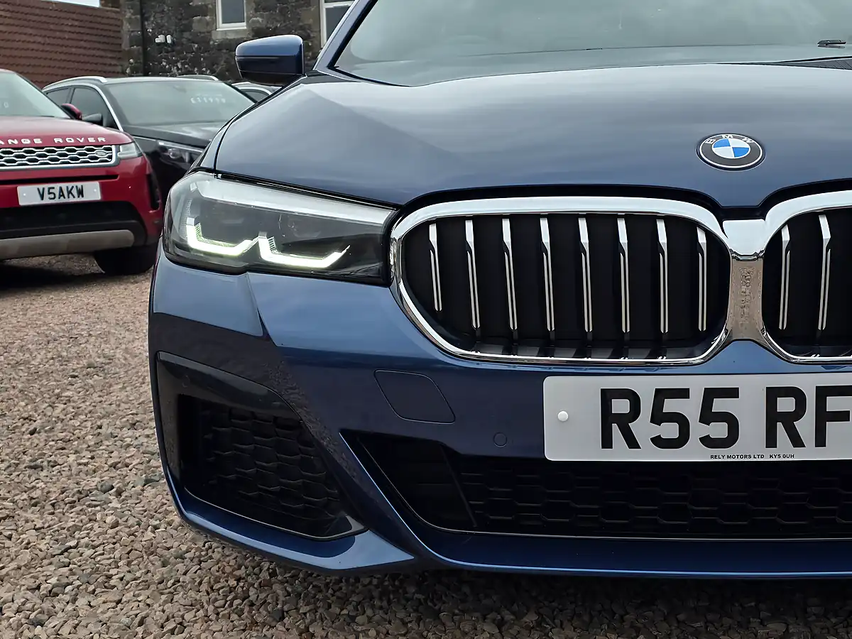 Used 2022 BMW 5 Series M Sport Phytonic Blue - Interior and Exterior details 4