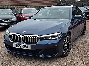 Used 2022 BMW 5 Series M Sport Phytonic Blue - Interior and Exterior details 5