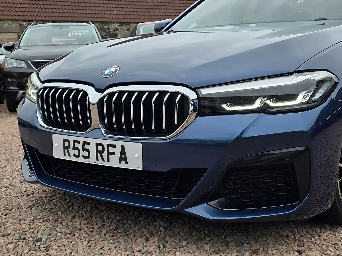 Used 2022 BMW 5 Series M Sport Phytonic Blue - Interior and Exterior details 6