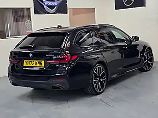 Used 2022 BMW 5 Series M Sport Touring Black - Interior and Exterior details 2