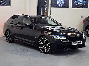 Used 2022 BMW 5 Series M Sport Touring Black - Interior and Exterior details 6