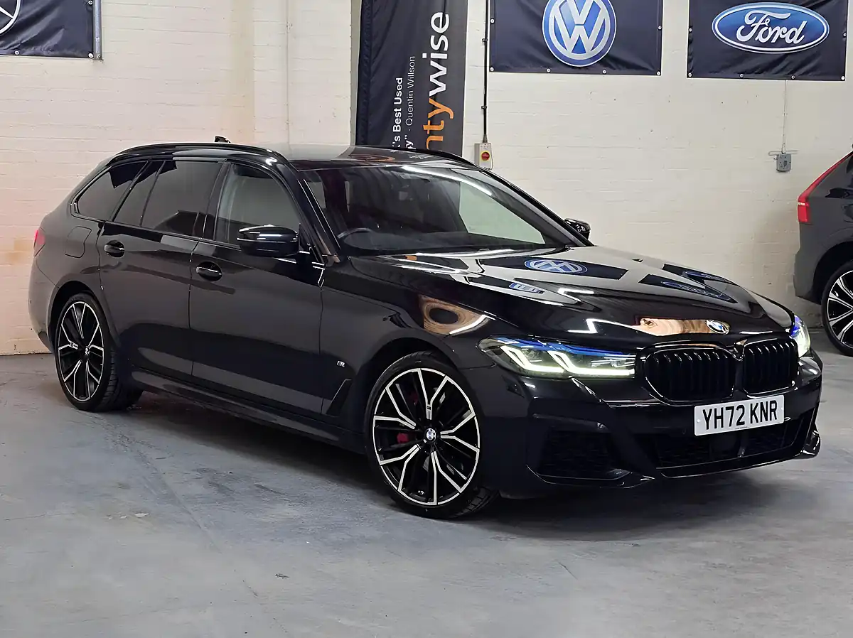 Used 2022 BMW 5 Series M Sport Touring Black - Interior and Exterior details 6