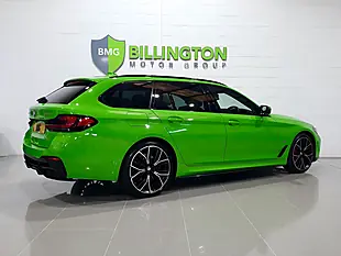 Used 2022 BMW 5 Series M Sport Touring Green - Interior and Exterior details 7