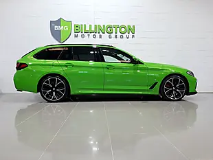 Used 2022 BMW 5 Series M Sport Touring Green - Interior and Exterior details 8