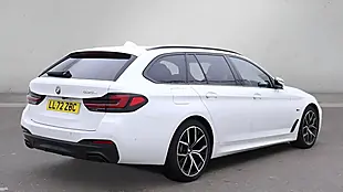 Used 2022 BMW 5 Series M Sport Touring White - Interior and Exterior details 2