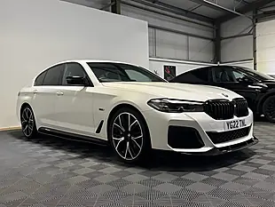 Used 2022 BMW 5 Series M Sport White - Interior and Exterior details 8