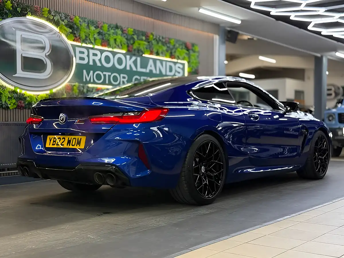 Used 2022 BMW 8 Series M8 Competition Blue - Interior and Exterior details 10