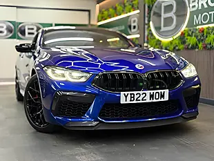 Used 2022 BMW 8 Series M8 Competition Blue - Interior and Exterior details 3