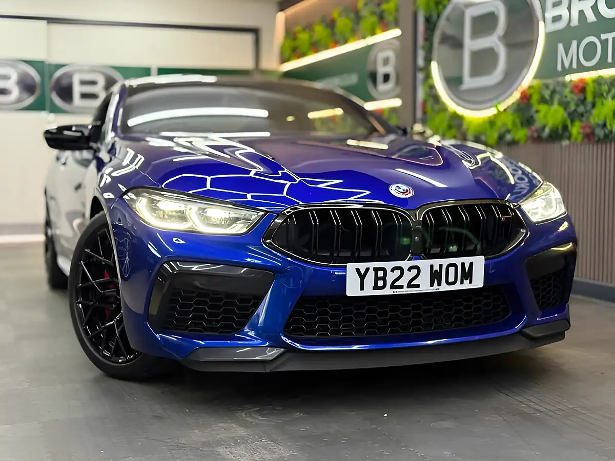 Used 2022 BMW 8 Series M8 Competition Blue - Interior and Exterior details 3