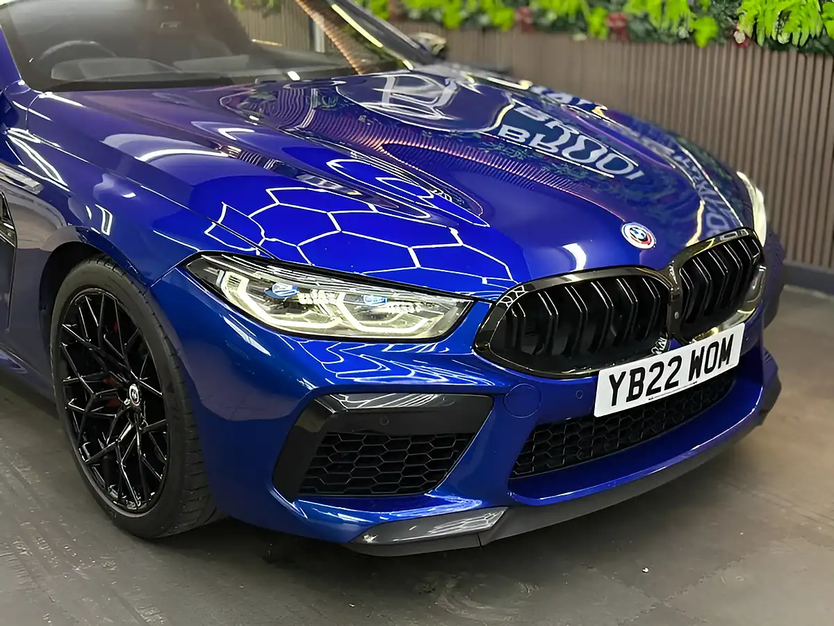 Used 2022 BMW 8 Series M8 Competition Blue - Interior and Exterior details 4