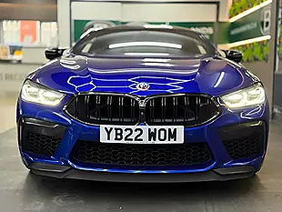 Used 2022 BMW 8 Series M8 Competition Blue - Interior and Exterior details 5