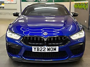 Used 2022 BMW 8 Series M8 Competition Blue - Interior and Exterior details 6